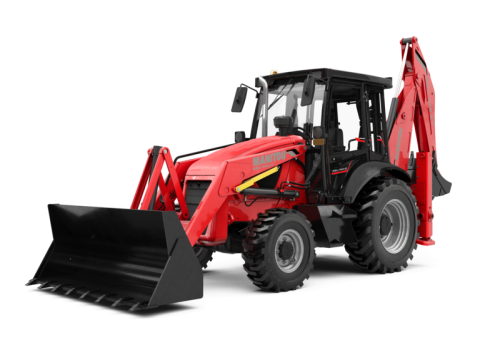 Manitou MBL 745 HT Plus Backhoe Loader with 51-100 HP Range & Has Backhoe Loader Type